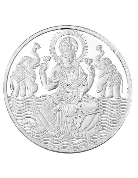 RSBL Shree Lakshmi Silver Coin 10 Grams in 999 Purity 24Kt Fineness