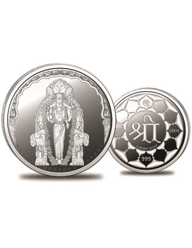 Omkar Mint Vasavi Mata Silver Coin of 5 Grams in 999 Purity Fineness