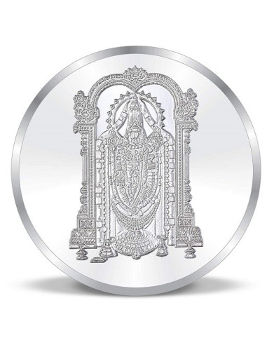 ACPL Balaji BIS Hallmarked Silver Coin Of 10 Gram in 999 Purity / Fineness