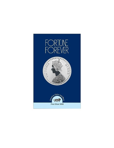 Fortune Forever Victoria Queen Silver Coin of 20 gm in 999 Purity/Fineness