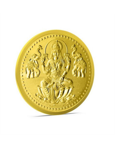 Aspect Bullion Lakshmi Gold Coin Of 20 Grams in 24 Karat 995 Purity /