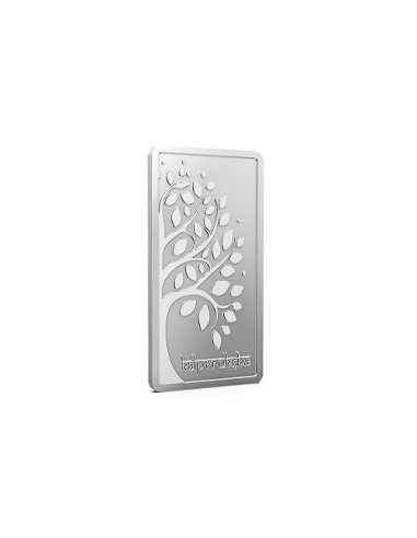 Aspect Bullion Kalpavruksh Silver Bar Of 5 Grams in 24 Karat 999 Purity / Fineness