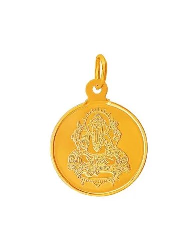 Muthoot Pappachan Swarnavarsham Gold BIS Hallmarked Ganesh Pendant of