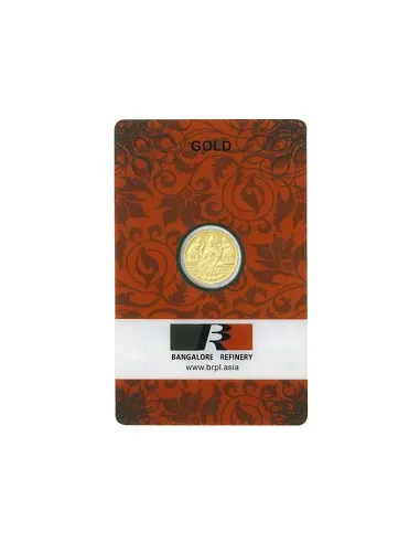 Bangalore Refinery Lakshmi Gold Coin Of 2 Grams in 24 Karat  999 Purit