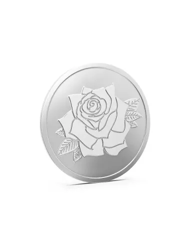 Aspect Bullion Rose Silver Coin Of 10 Grams in 24 Karat 999 Purity / Fineness