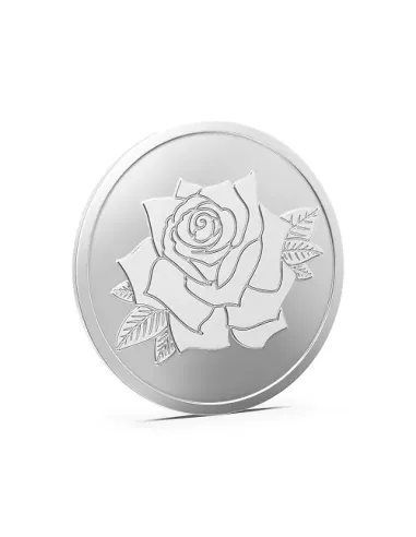 Aspect Bullion Rose Silver Coin Of 20 Grams in 24 Karat 999 Purity / Fineness