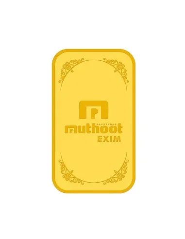 Muthoot Pappachan Swarnavarsham Hallmarked Gold Bar of 2 gm in 999 Pur