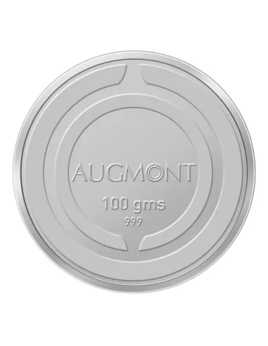 Augmont 100 gm Silver Coin 24Kt in 999 Purity