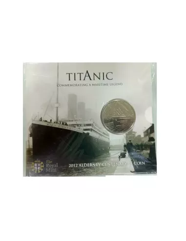 Titanic 2012 Alderney Centenary Coin By Royal Mint