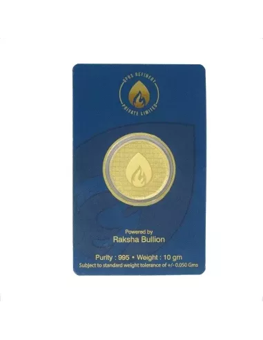 Opus Refinery Gold Coins 10 Gram 24Kt 995 Purity Fineness