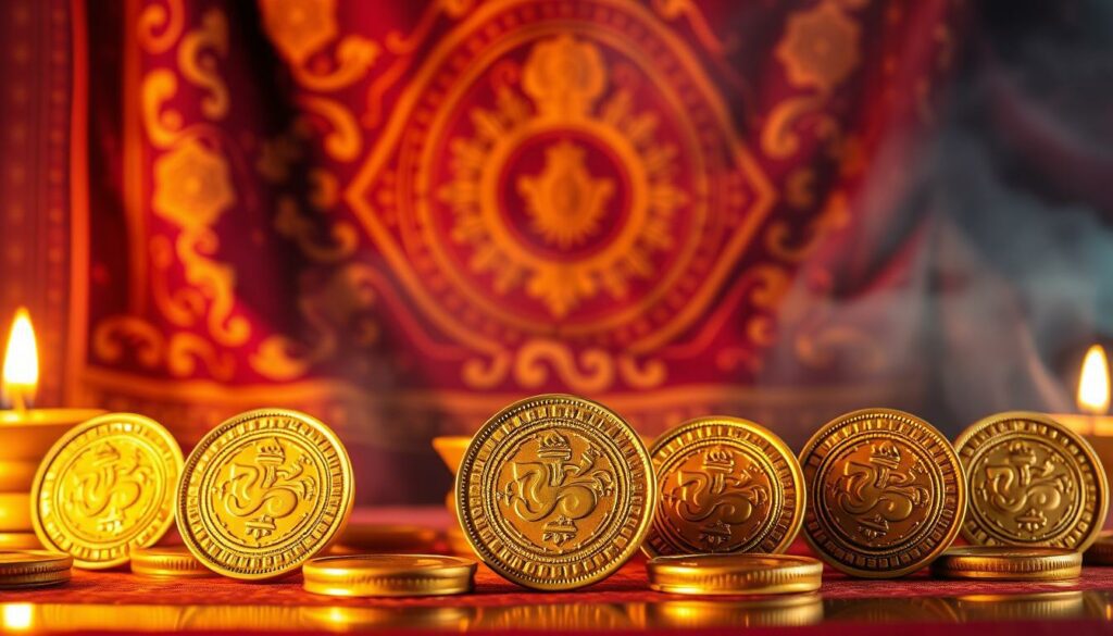 Lakshmi Gold Coins Tradition