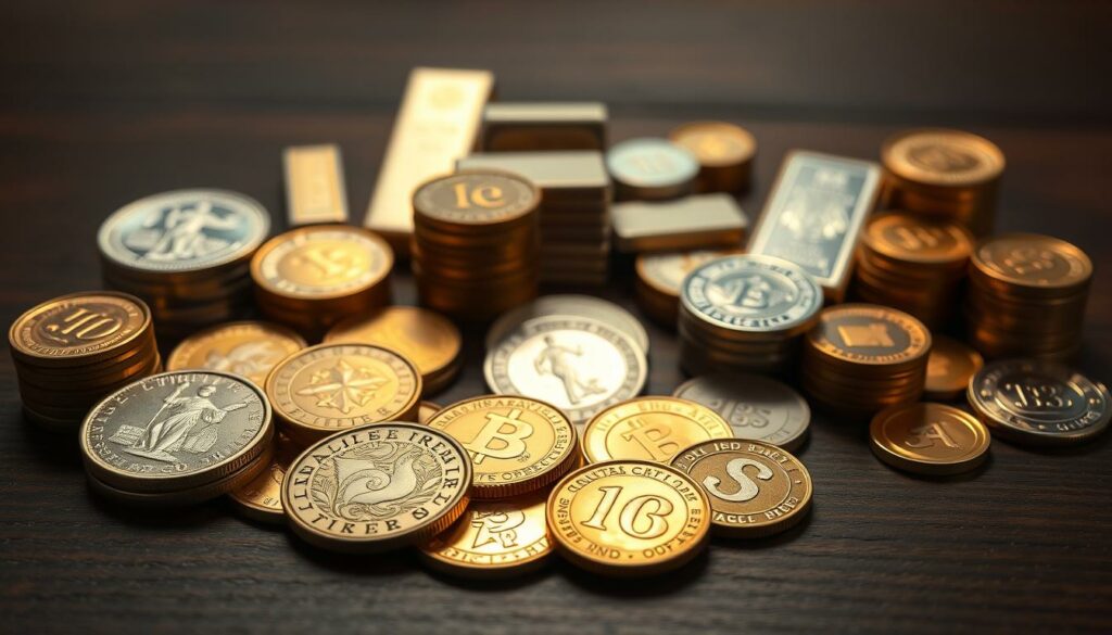 gold and silver coins types