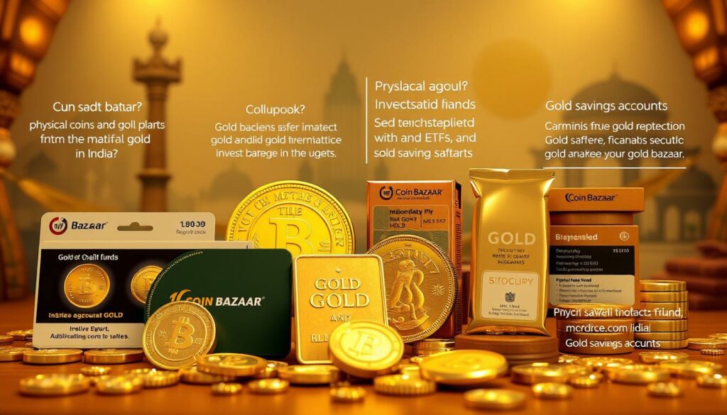 gold savings options in India