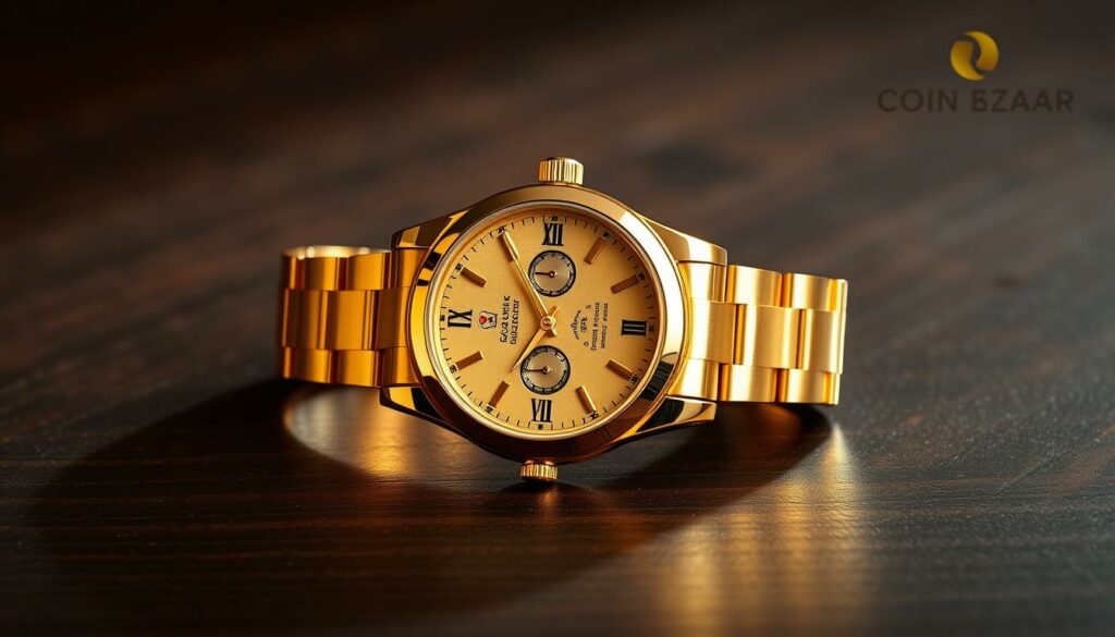 luxury gold watch