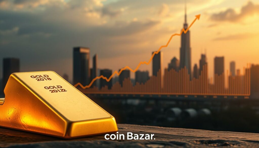gold price surge over five years