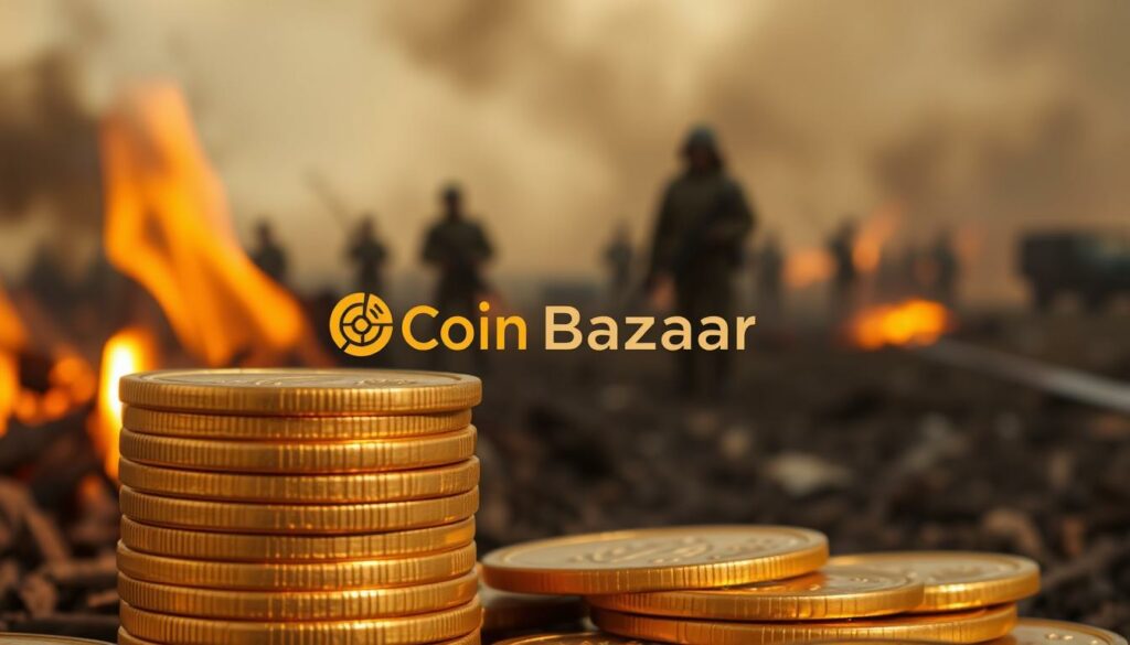 gold coin investment during conflicts