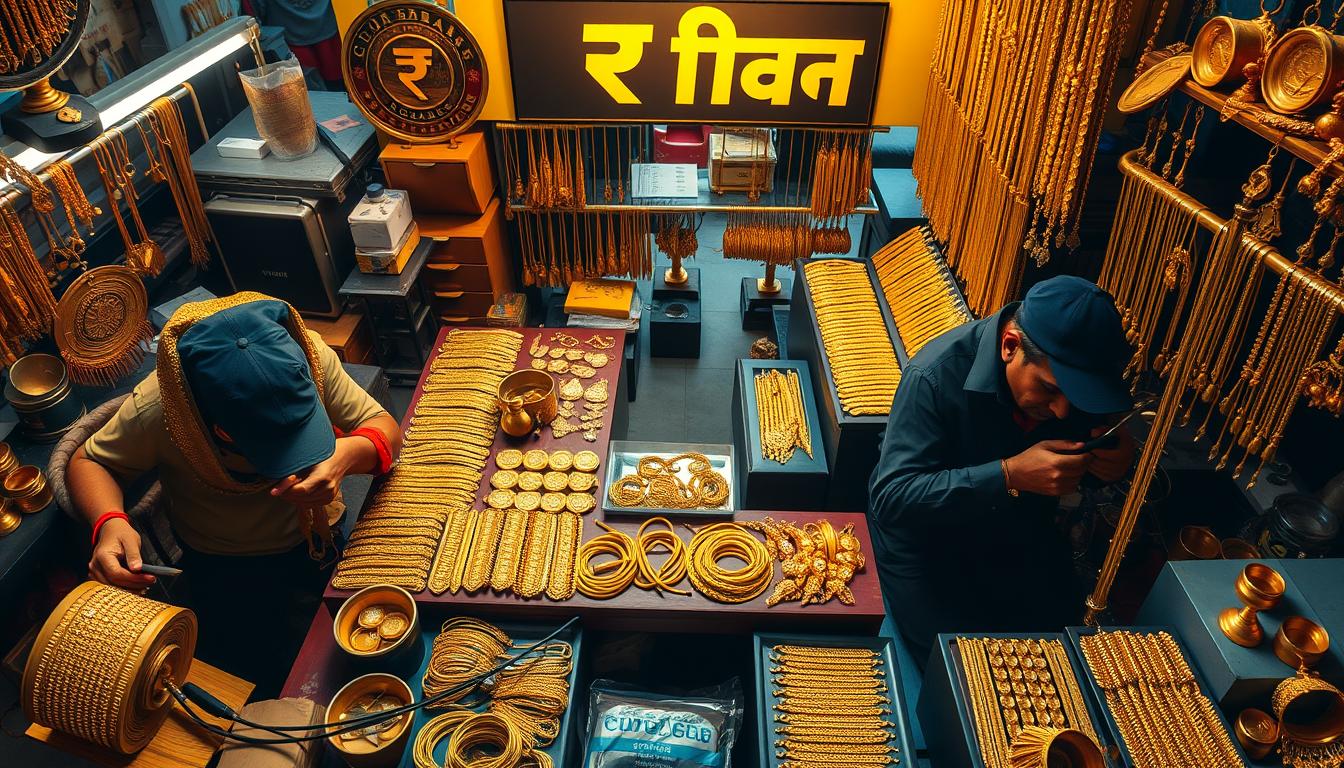 Gold Jewellery Market Structure – SMEs dominate chain stores capture ~35% market share with daily-w