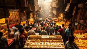 Zaveri Bazaar (Mumbai) – India’s iconic hub for gold trading and wholesale jewellery dynamics.