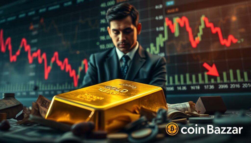 gold during market crashes