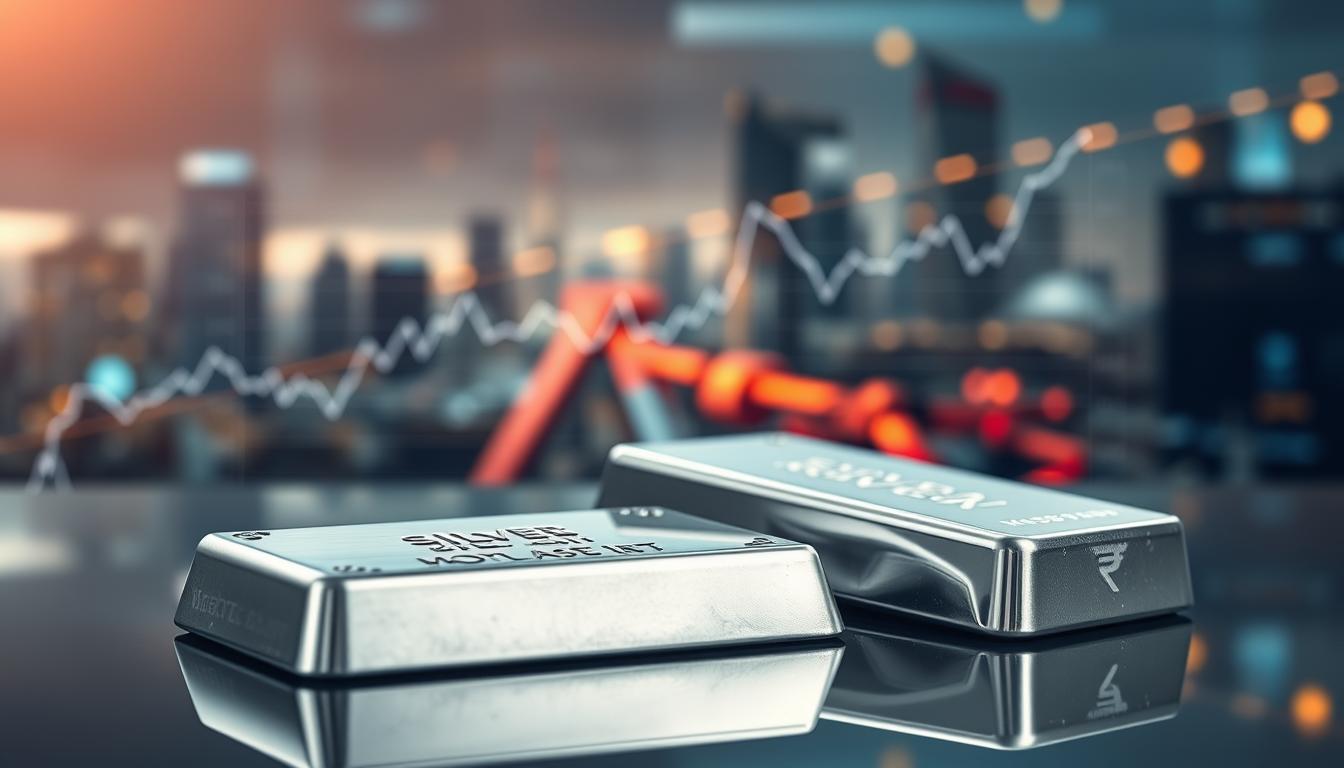 Daily silver price movement